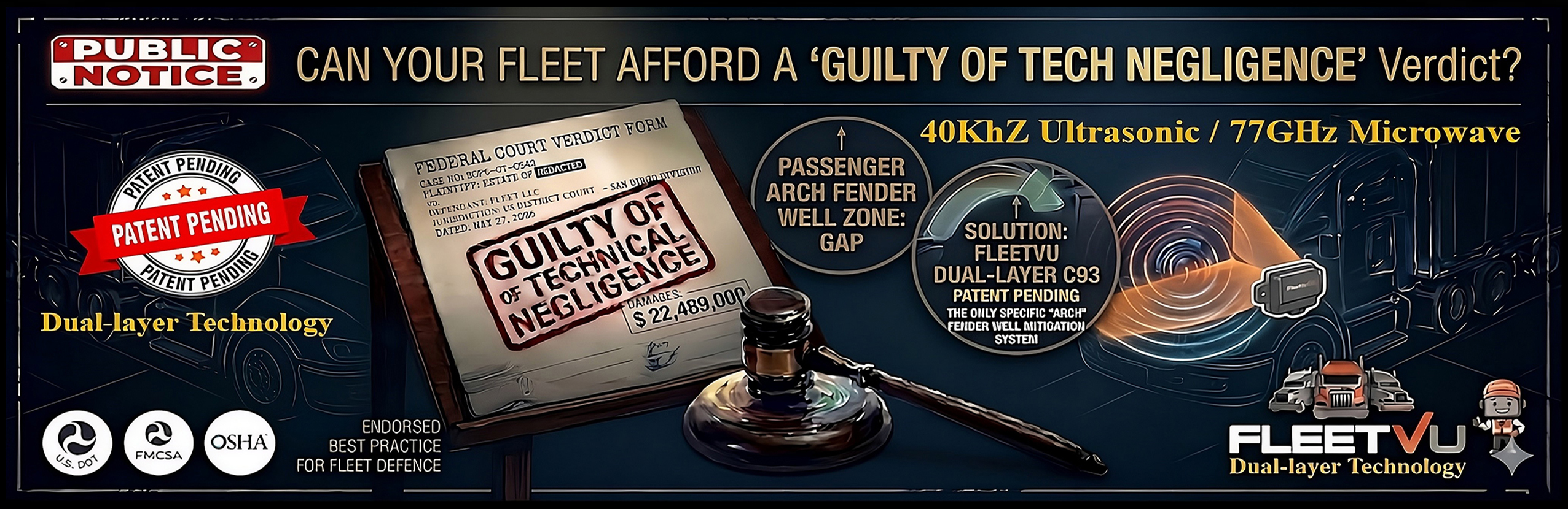 Tech Negligence Verdict Banner